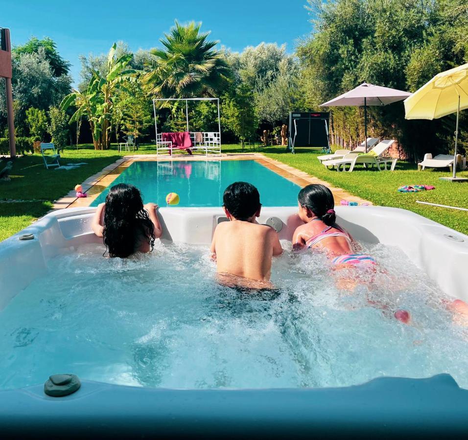 Ilafe Farmhouse, Villa Avec Piscine Chauffee Privee Et Jacuzzi Pour Familles Marrakesch Exterior foto